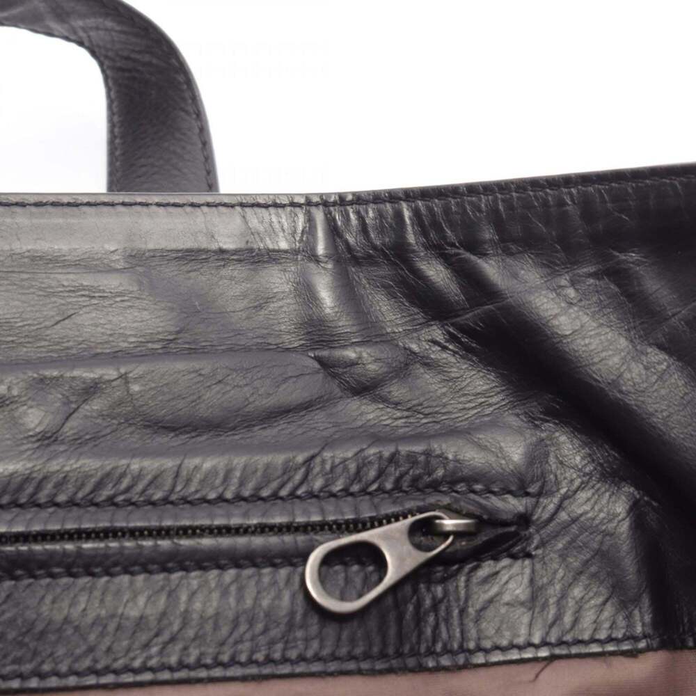 BOTTEGA VENETA Black Leather Intrecciato Tote Bag - Picture 10 of 14